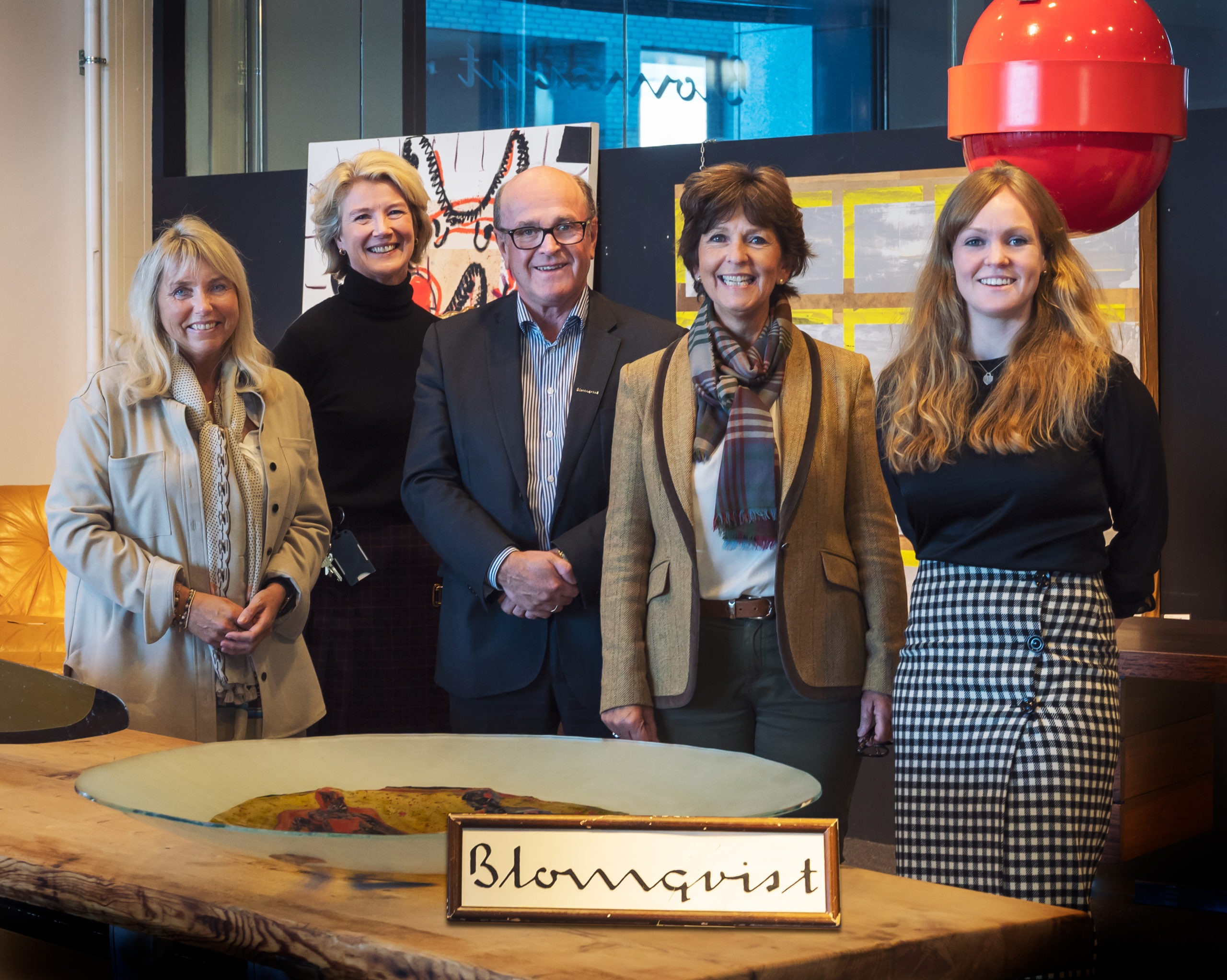 Bedriftsbesøk med ordfører til Blomqvist