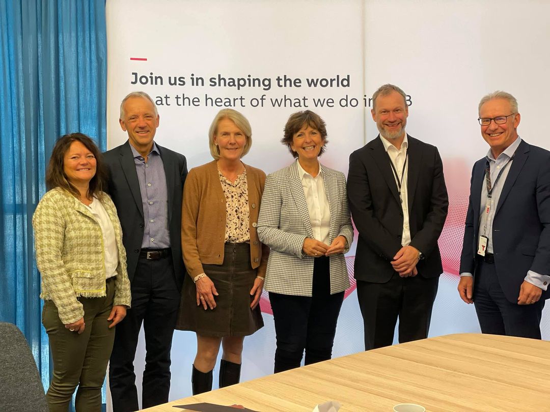 Bedriftsbesøk med ordfører hos ABB