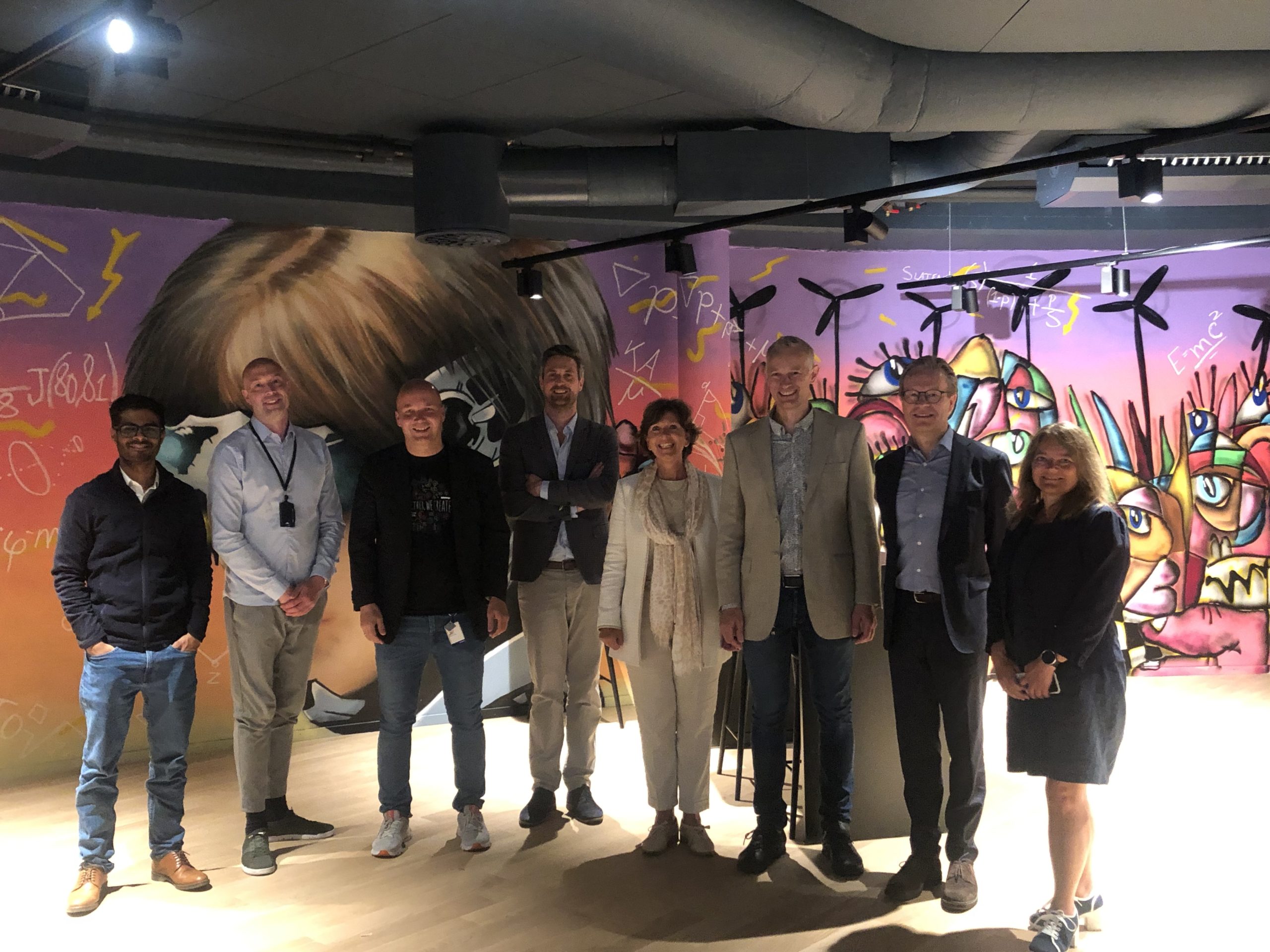 Bedriftsbesøk med ordfører hos Schlumberger