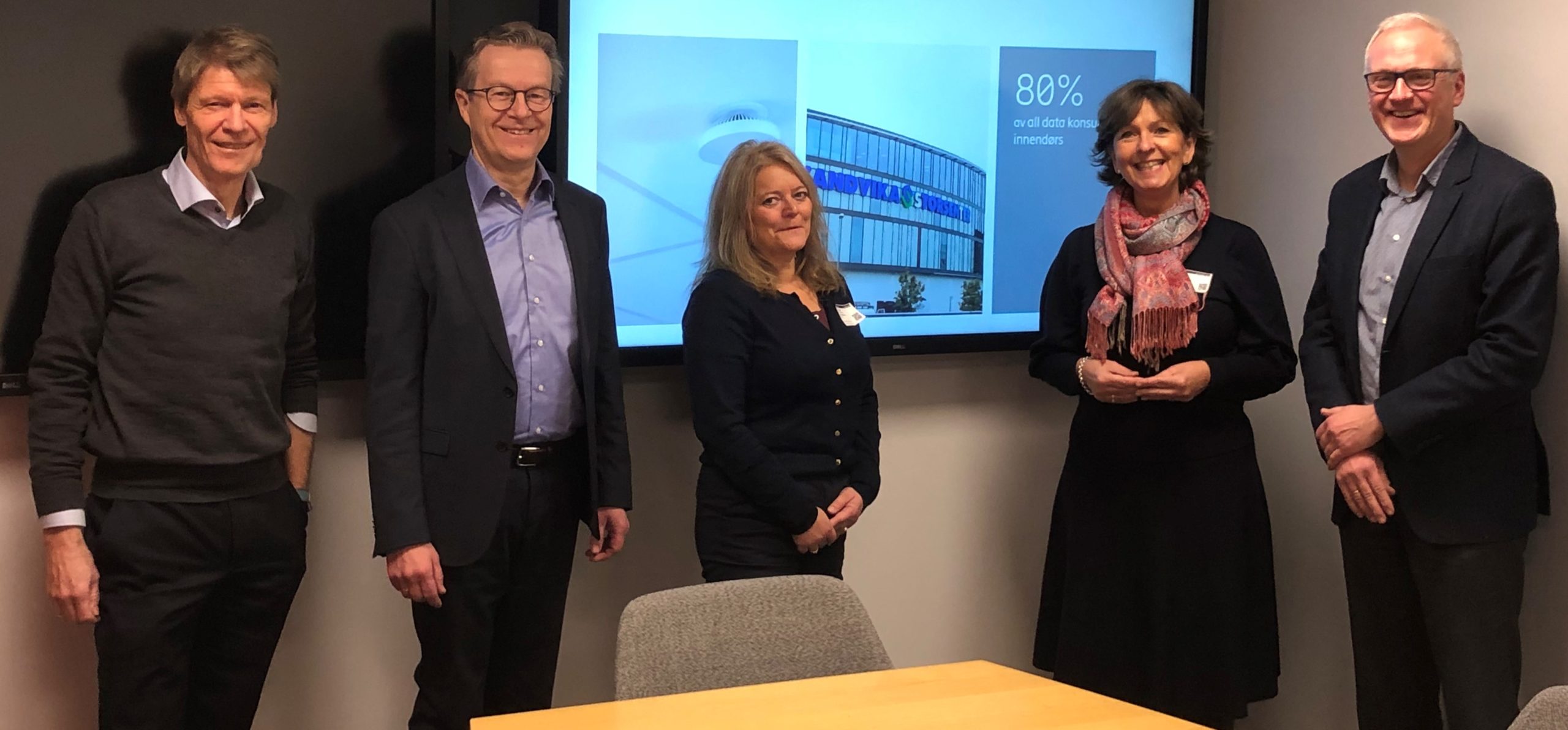 Bedriftsbesøk med ordfører hos Ericsson