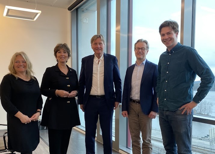 Bedriftsbesøk med ordfører hos Digitread Connect i Sandvika