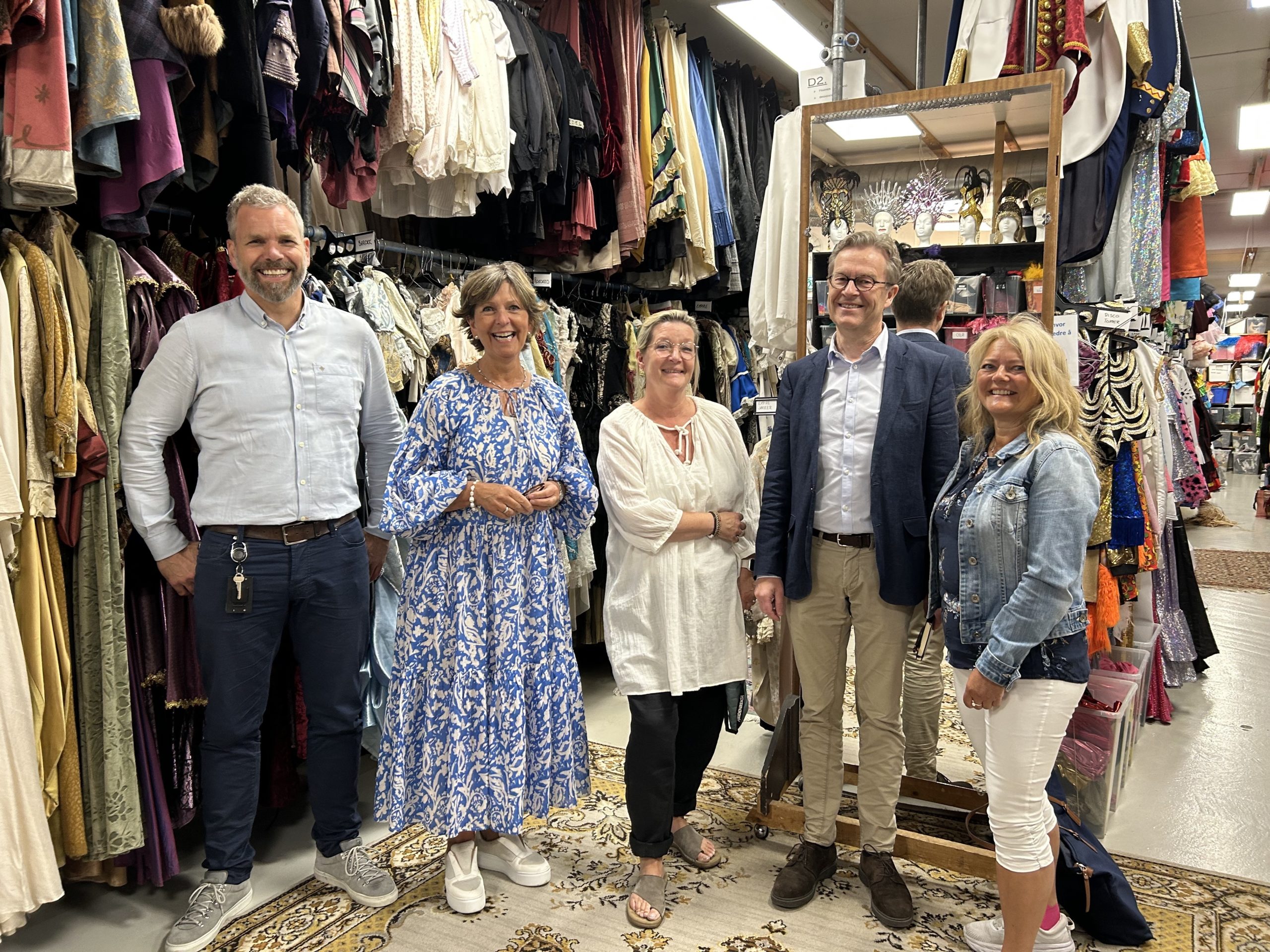 Bedriftsbesøk med ordfører i Filmparken på Jar