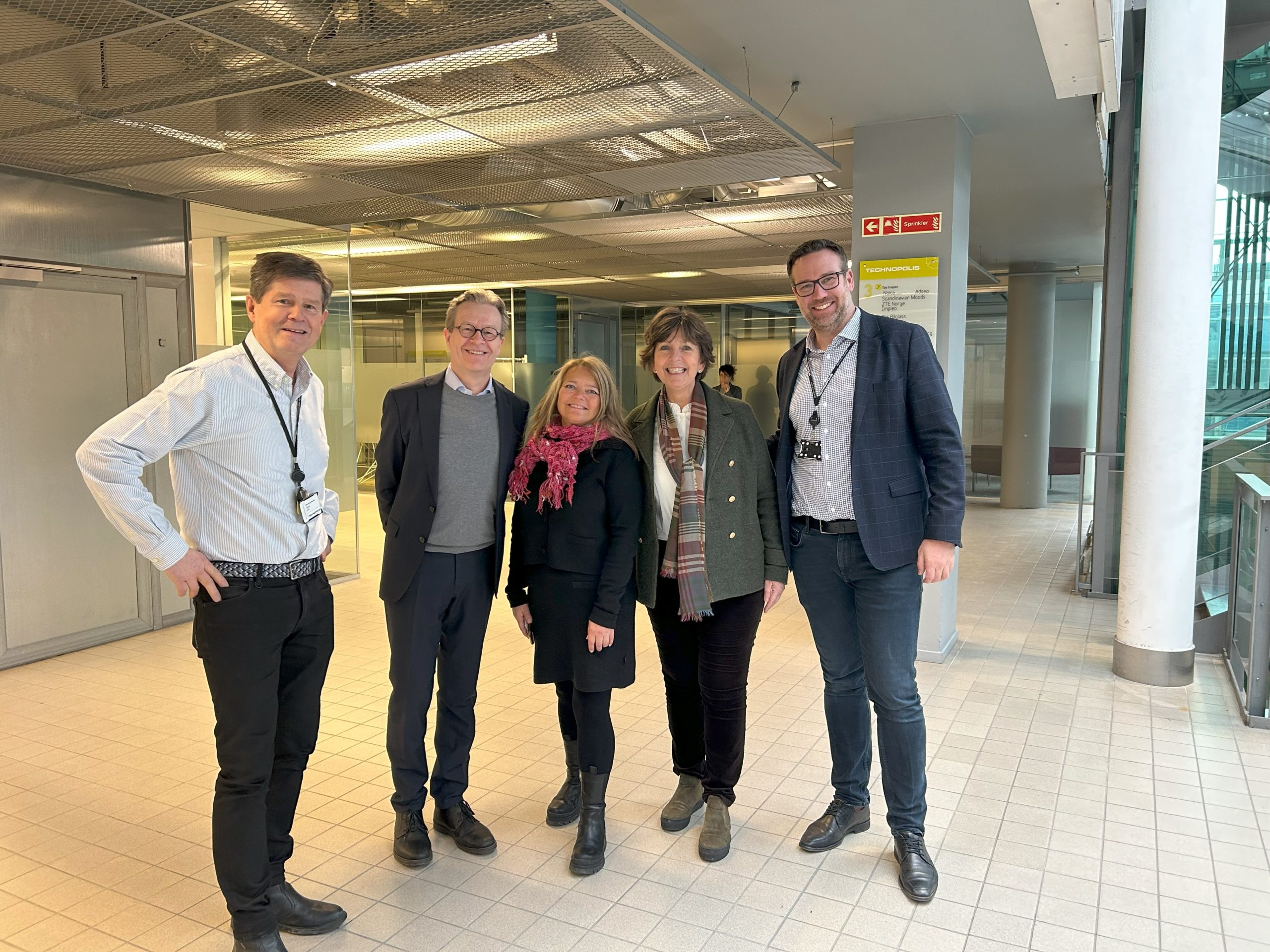 Bedriftsbesøk med ordfører hos Technopolis, Fornebu