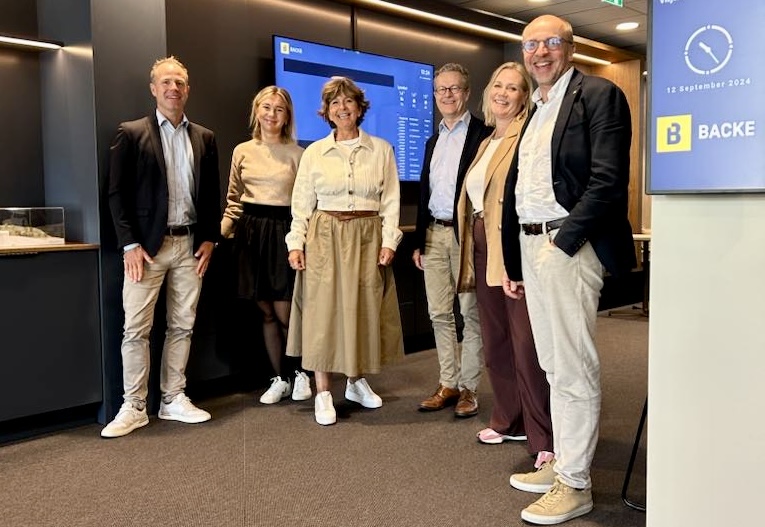 Spennende start på dagen med bedriftsbesøk hos Backe Stor-Oslo på Lysaker.